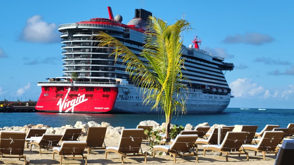 Virgin Voyages Scarlet Lady cruise ship at sea 2026 honest review and pros and cons guide