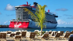 Virgin Voyages Scarlet Lady cruise ship at sea 2026 honest review and pros and cons guide