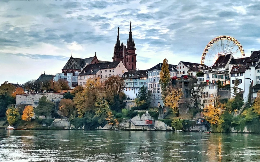 A close-up view of the historic Zytglogge clock tower in Bern, Switzerland, showcasing its intricate medieval astronomical clock face and architecture, a must-see landmark in any Switzerland Travel Guide